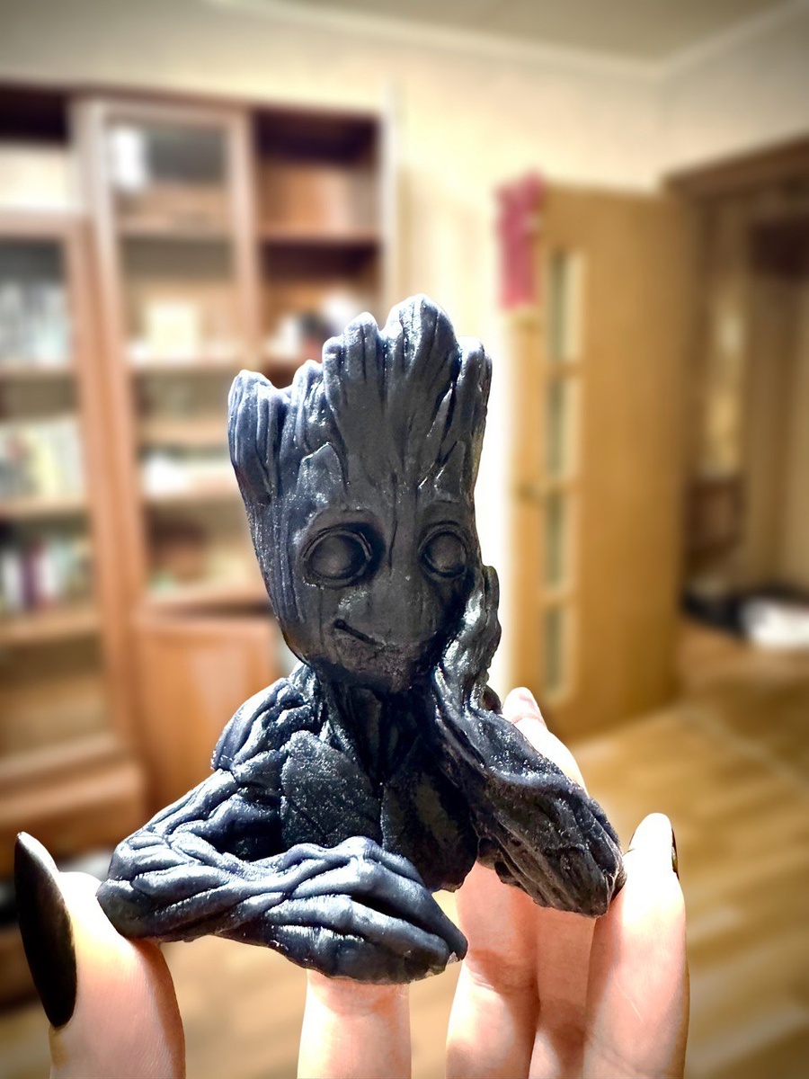 Мой маленький Грут (который получился только с 4-й попытки🫢)