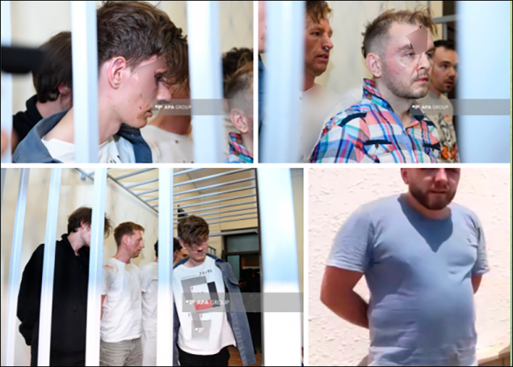    Задержанных сильно избили. Скрин с тг-канала nationalist_russian