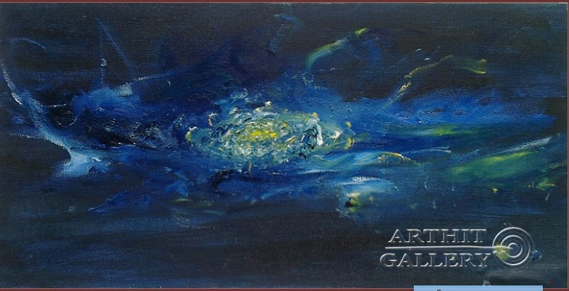 Галактика Сапфир, так видит художница