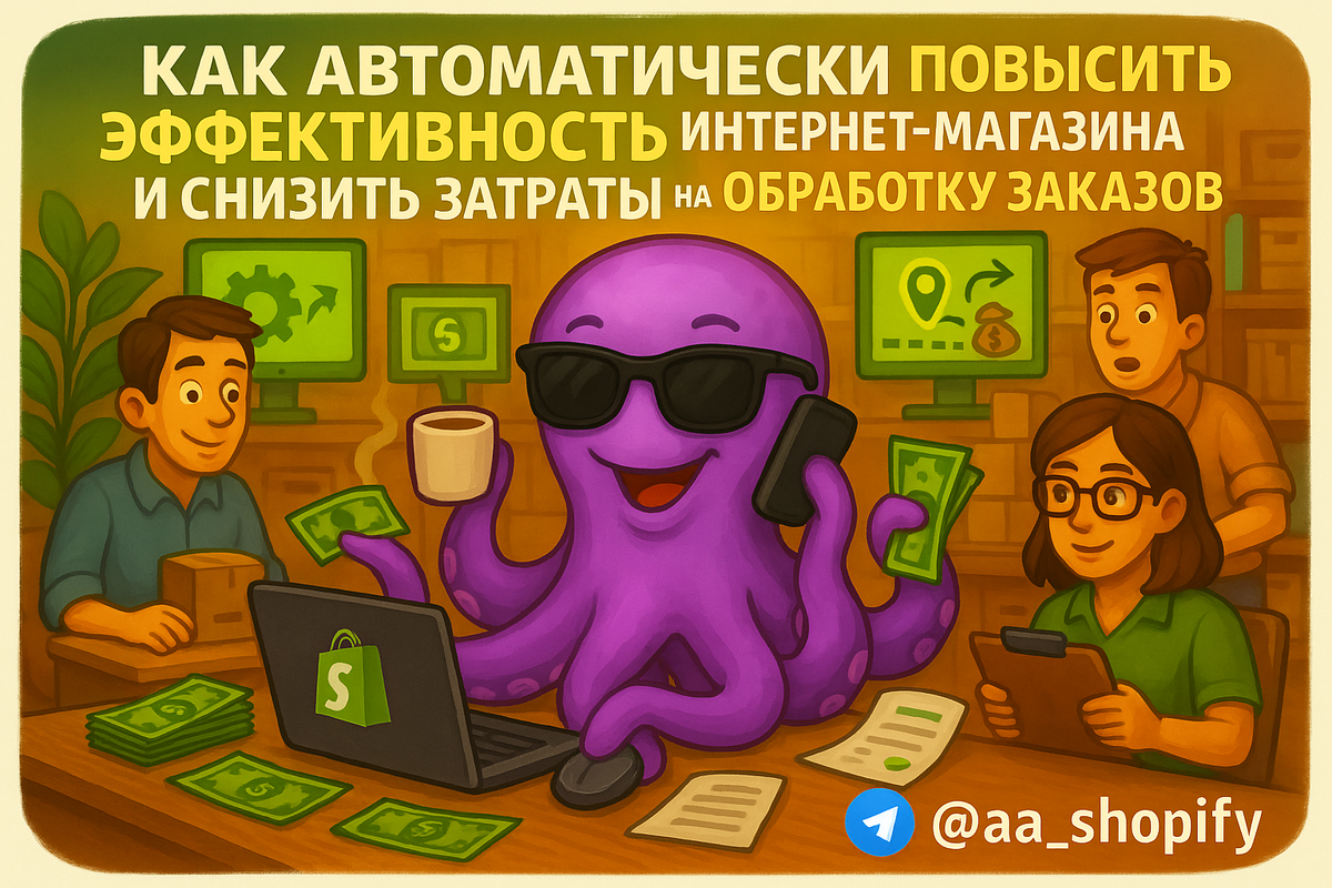    Как автоматически повысить эффективность вашего интернет-магазина на Шопифай и снизить затраты на обработку заказов aa_ecom