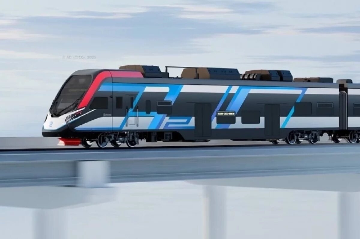    «Трансмашхолдинг» показал, как будет выглядеть первый водородный поезд