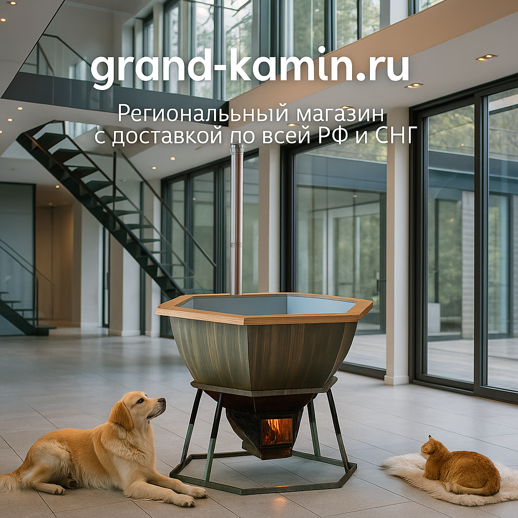    Восстановите гармонию с природой: как банный чан 6 граней с печью создаст ваш идеальный отдых в любое время года Kamin