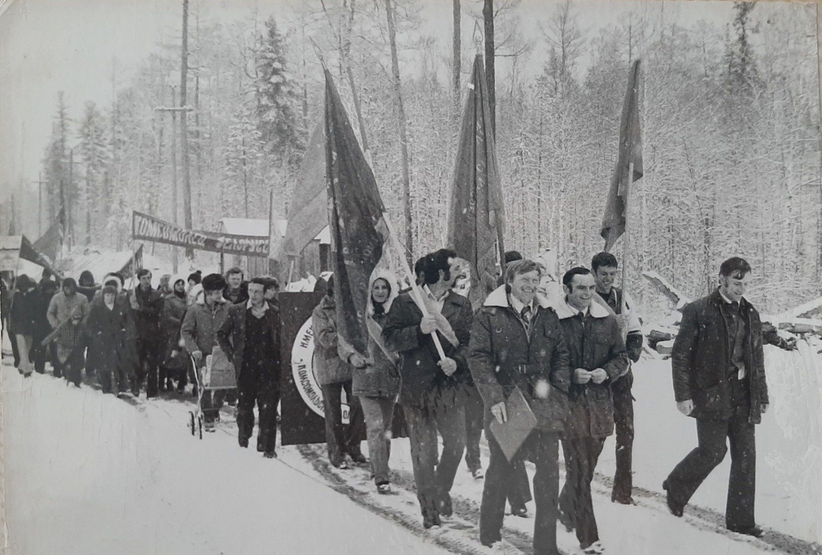 На фото: прибытие отряда в Кичеру