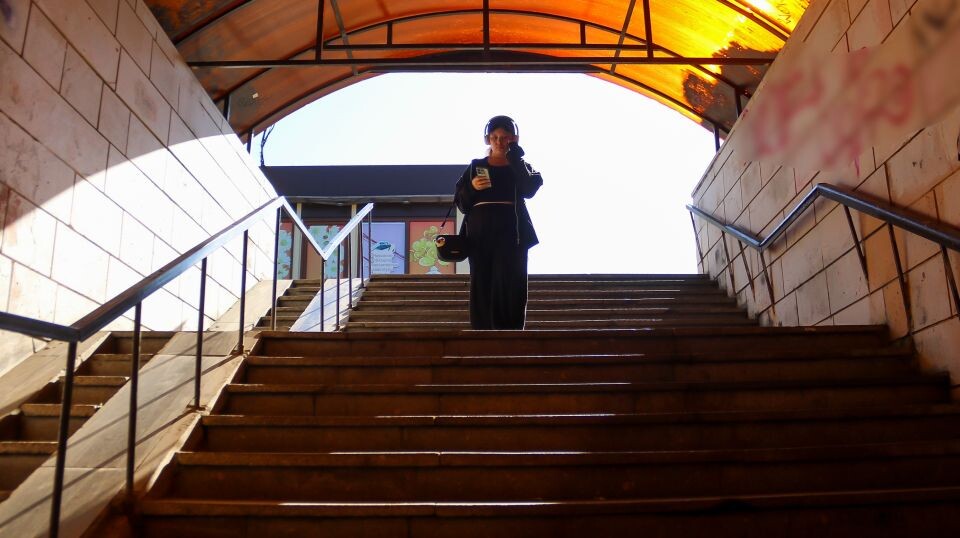    Пешеходный переход на Павловском тракте в районе остановки "Панфиловцев". Источник: Виталий Барабаш/"Толк"