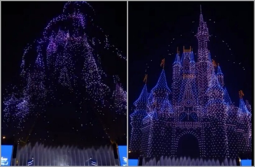    Магия Disney прибыла в ОАЭ: грандиозное шоу дронов в честь открытия парка