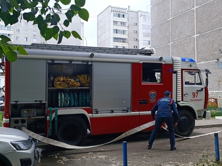     Тушение пожара. Фото: Николай Курилов / МК-Урал.