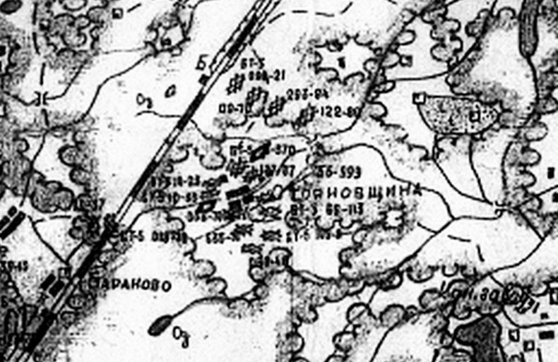 Карта района боевых действий