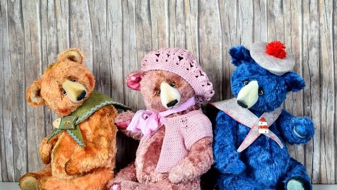    Медвежата Тедди были первыми игрушками мастерицы. Фото: сообщество VK «NATALYTOOLS Авторские коллекционные игрушки»