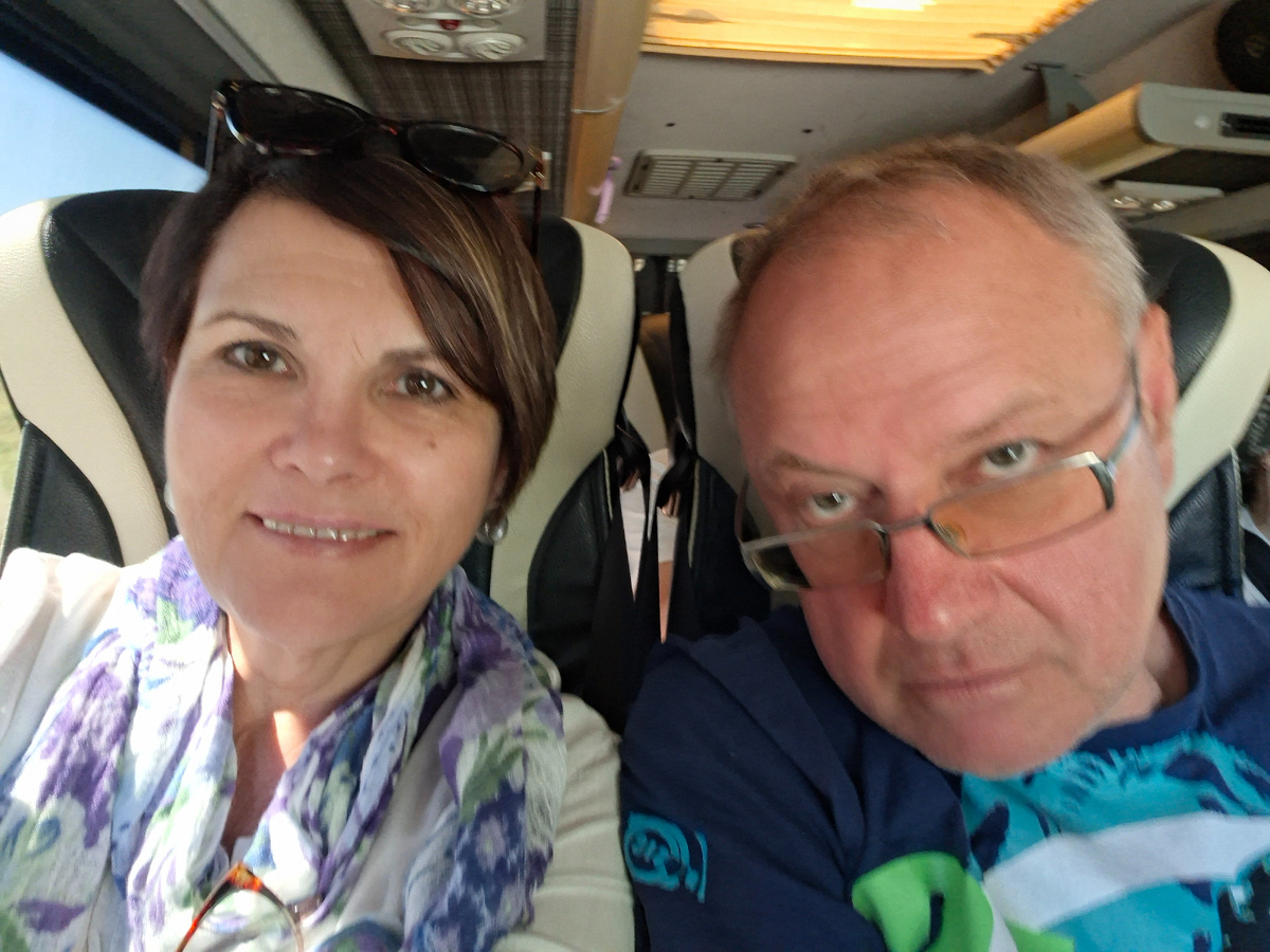 фото автора  мы с мужем в день прилета