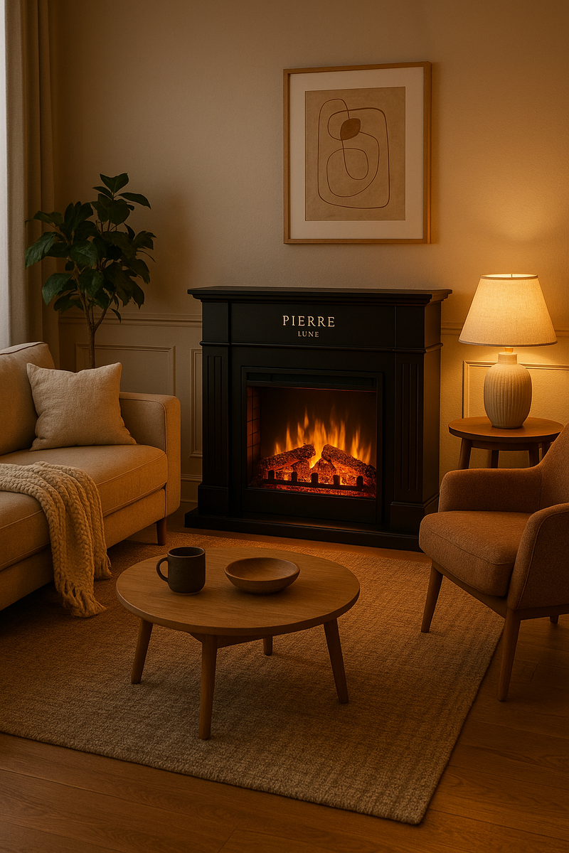    Электрический камин Pierre Luxe: как уют и стиль создают магию вашего дома без лишних забот Kamin