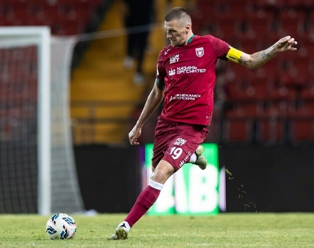    Первый гол случился после потери Олега Иванова.   
Фото: rubin-kazan.ru