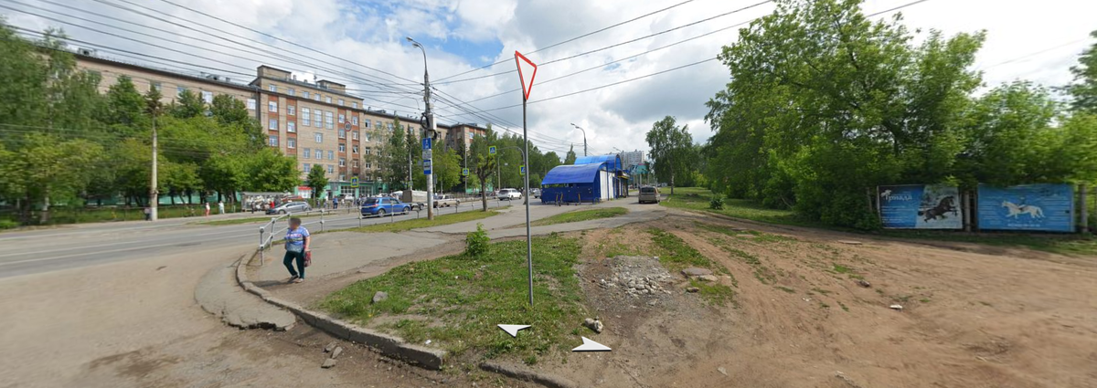 Остатки тротуара