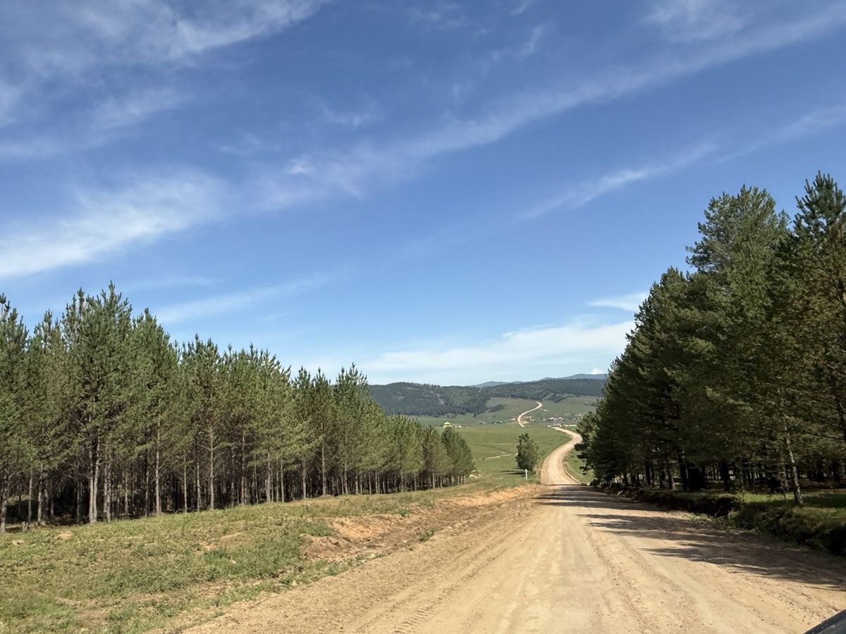 По дорогам Красночикойского района. Фото из личного архива Ю.И. Григорьева