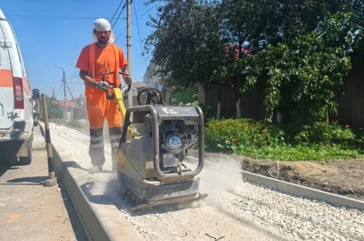    В Тазовском районе начался ремонт дороги на улице Авиационной