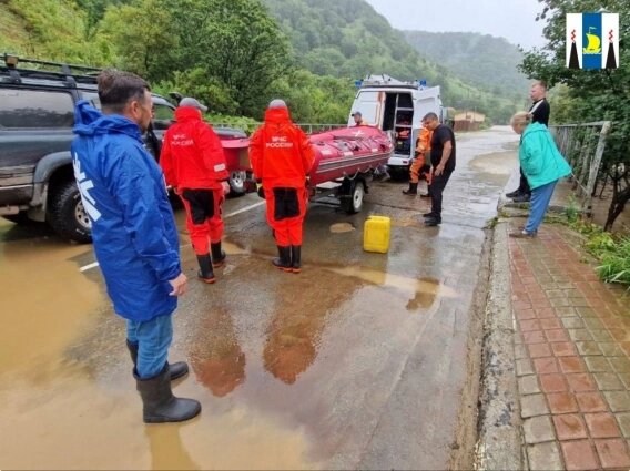    Подтопило 9 домов. Фото: Telegram-канал Алексея Шабельника