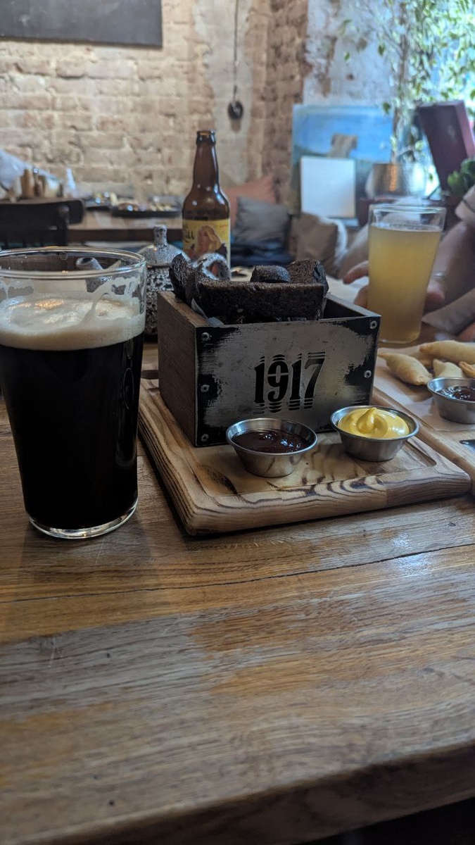 Пиво и гренки. Что может быть лучше? 