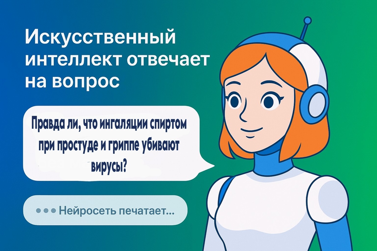  «Правда ли, что ингаляции спиртом при простуде и гриппе убивают вирусы?»