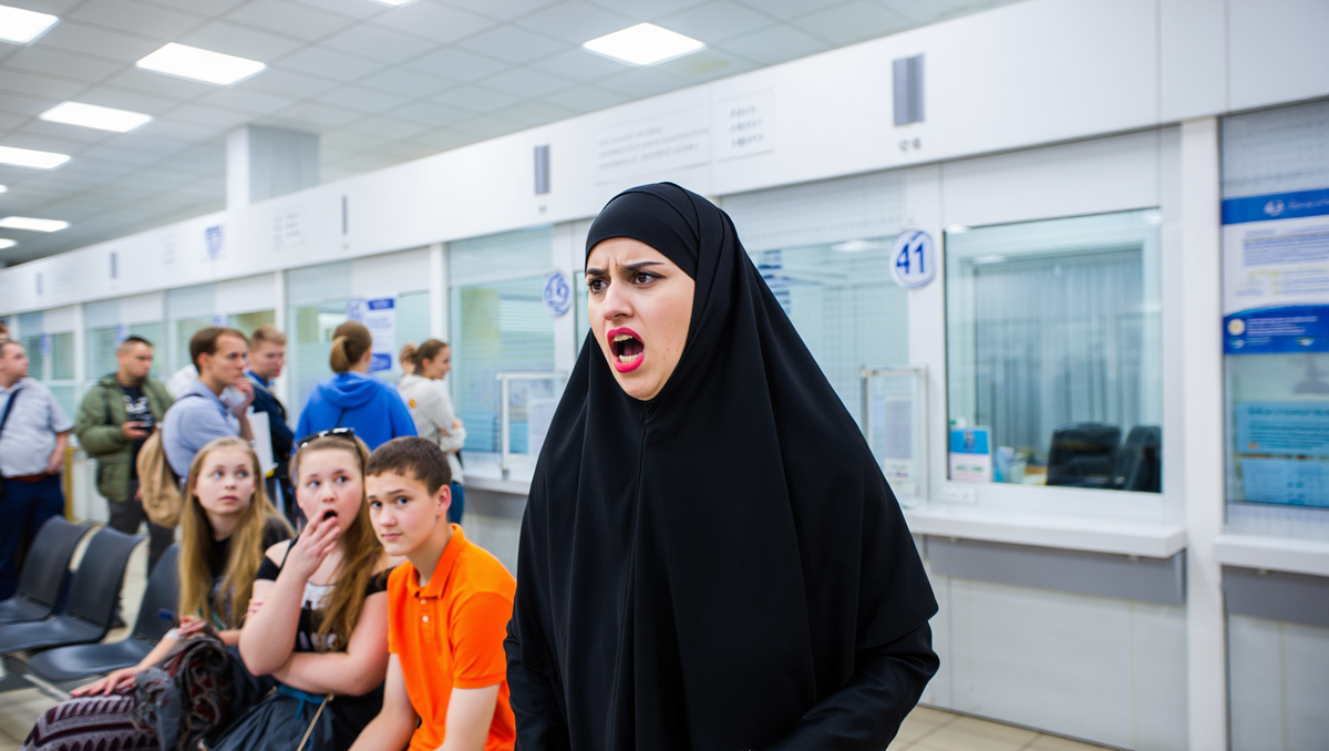 "Вы мне все должны, я пришла сюда за пособием"