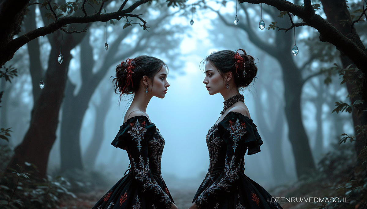 Авторское изображение @vedmasoul. Cгенерировано ИИ. Чистка от порчи, подмена судьбы