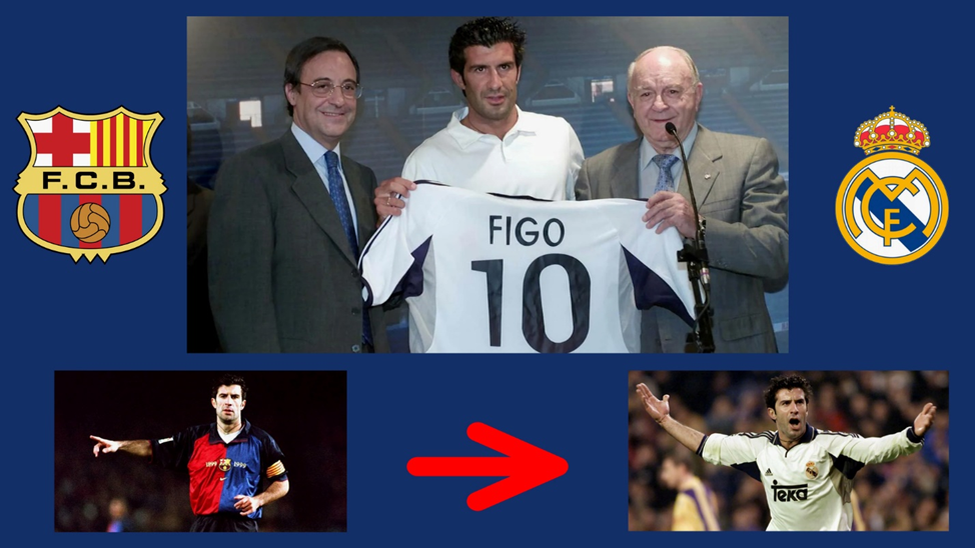 Луиш Фигу переходит из "Барселоны" в "Реал"