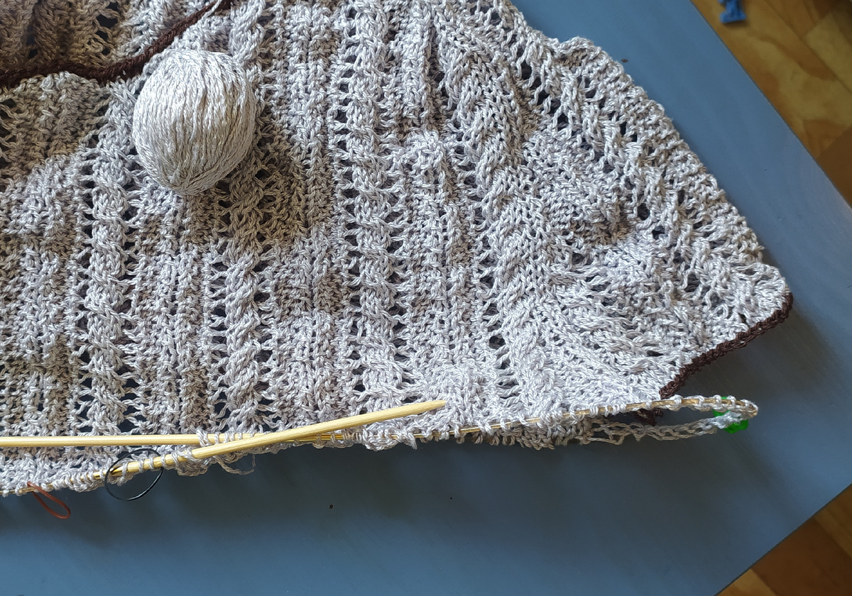 Подрез, привязан первый ряд