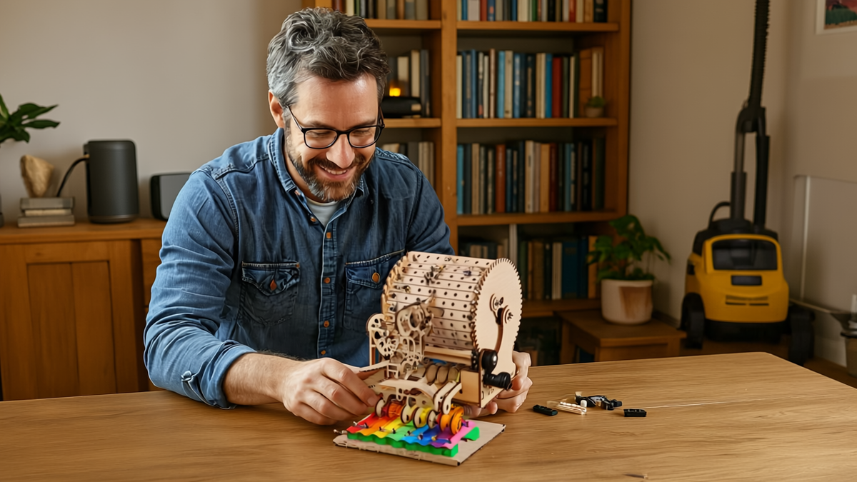 Результат сборки Smartivity "Музыкальная шарманка"