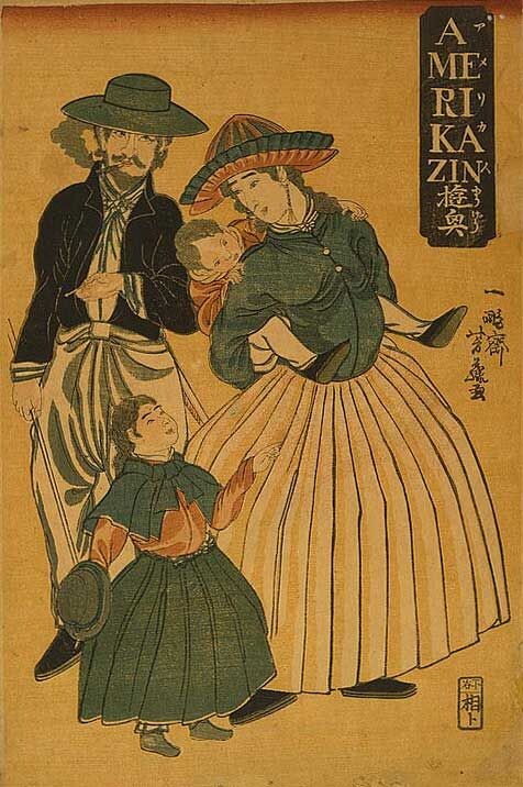 Японская гравюра 19 века