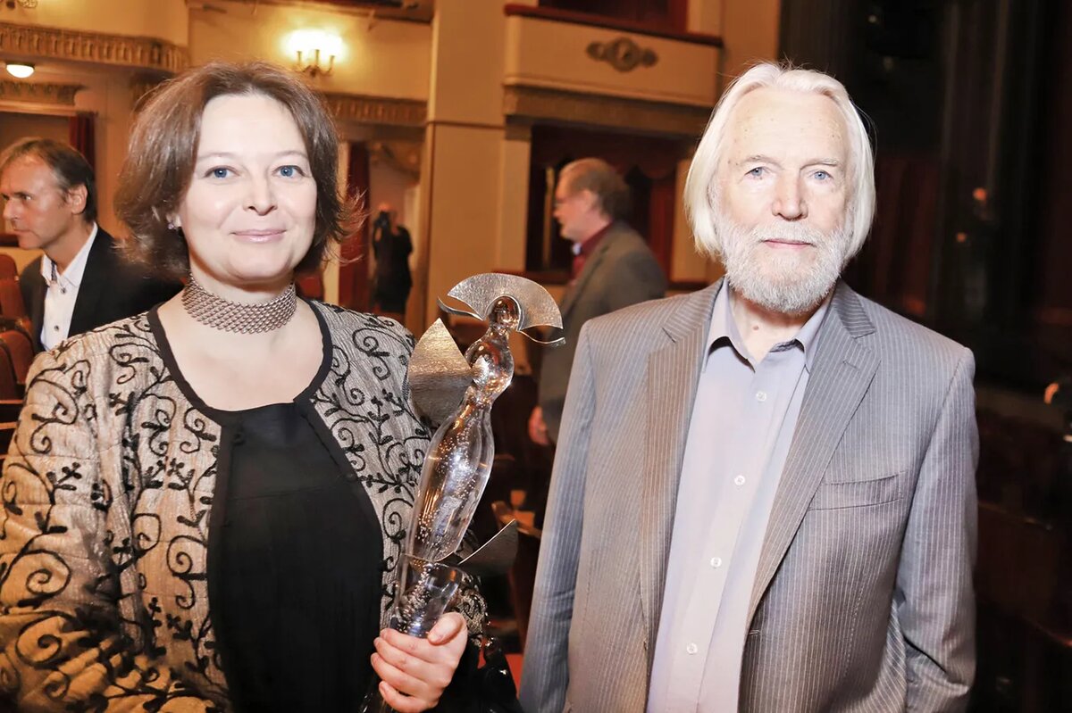 Станислав Любшин с Ириной 