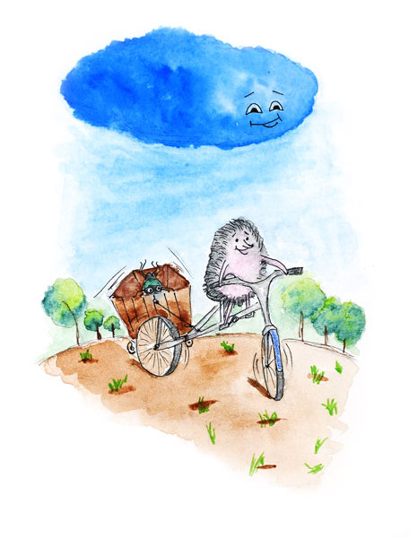 Илл. Лилианы Ахвердян. Из нашей книги "Ежик и его друзья"