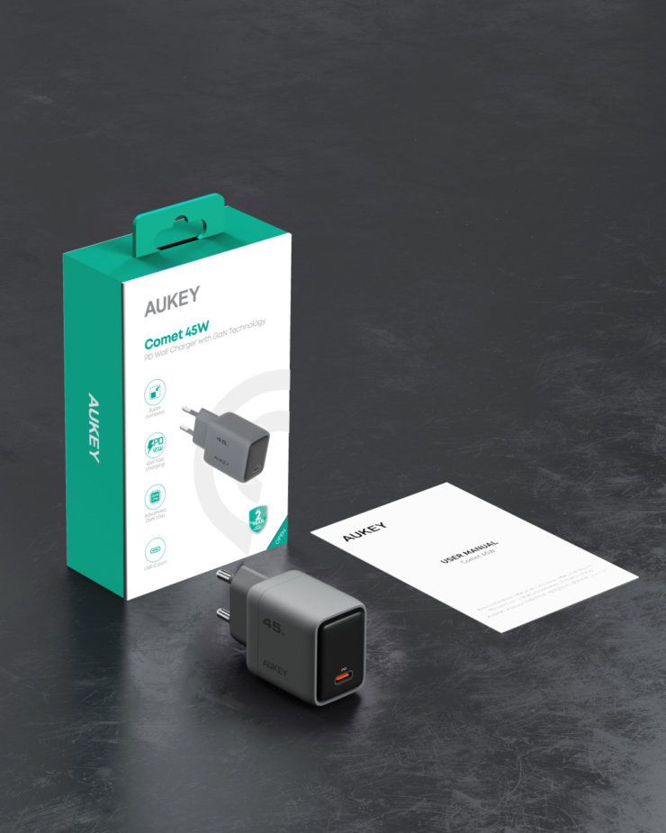    Блок питания компактный благодаря технологии GaN