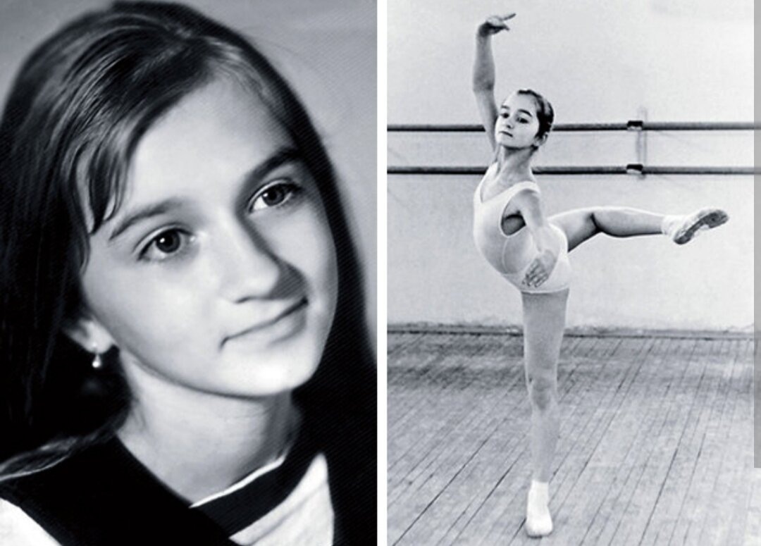 Анна Якунина в детстве.
