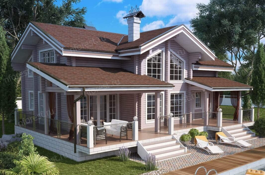 Проект дома со 2 светом "Флорида"