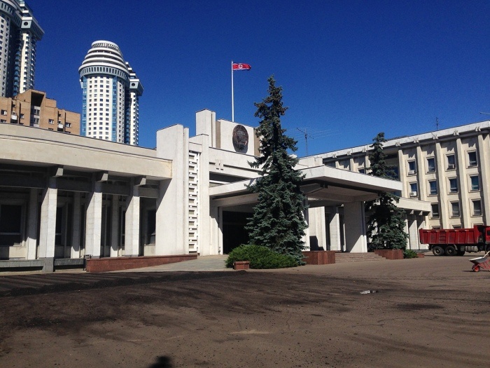 Посольство КНДР в Москве.
