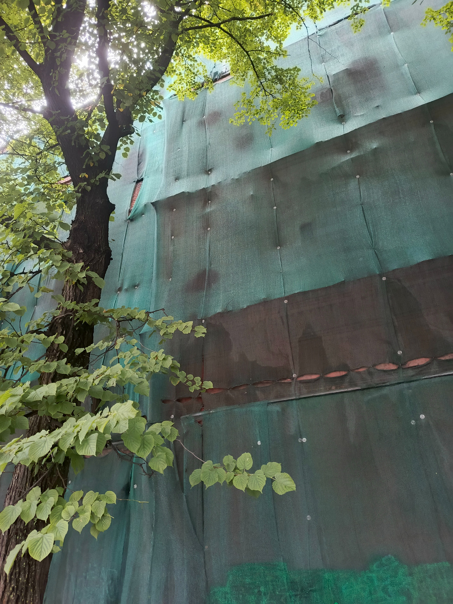 Так выглядят сейчас корпуса завода "Красный треугольник" со стороны Обводного канала.