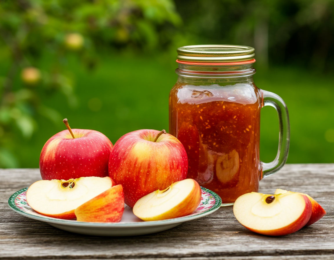 Яблочное варенье дольками. 