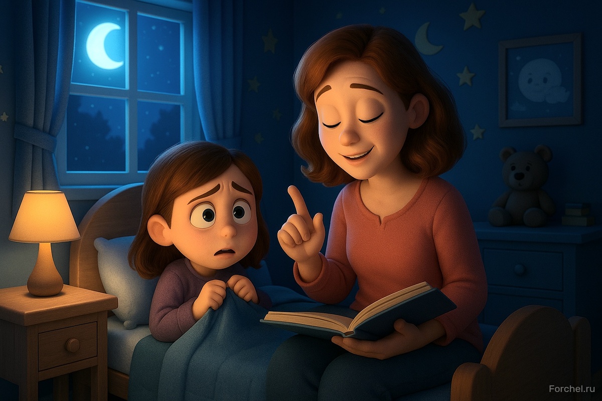 Анечка и мама