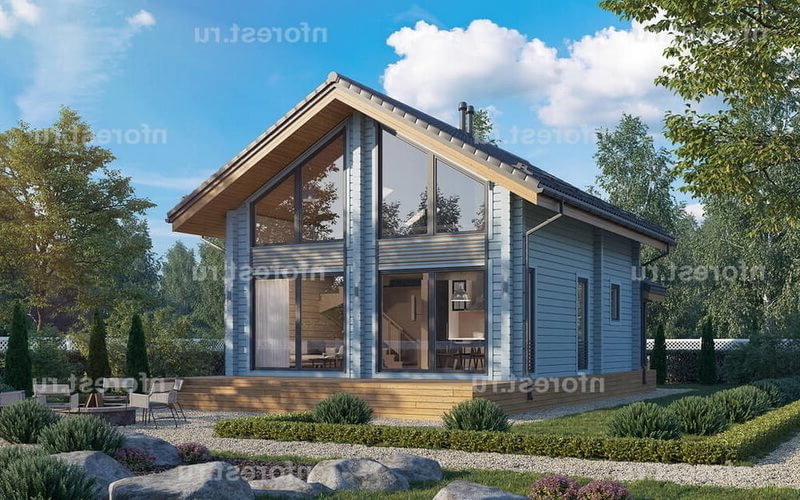 Дом с панорамными окнами "Фьюжн"