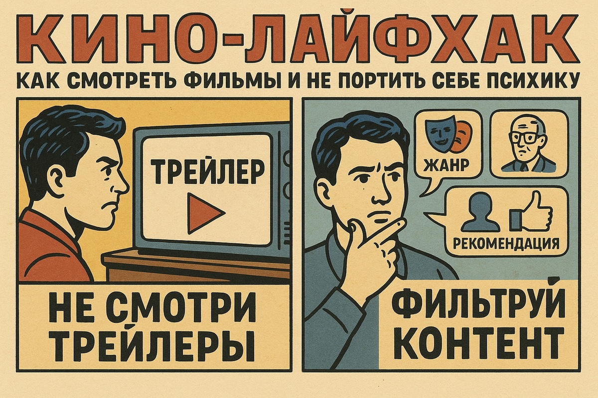 Как смотреть фильмы и не сойти с ума: 4 лайфхака для зрителей с чувствами