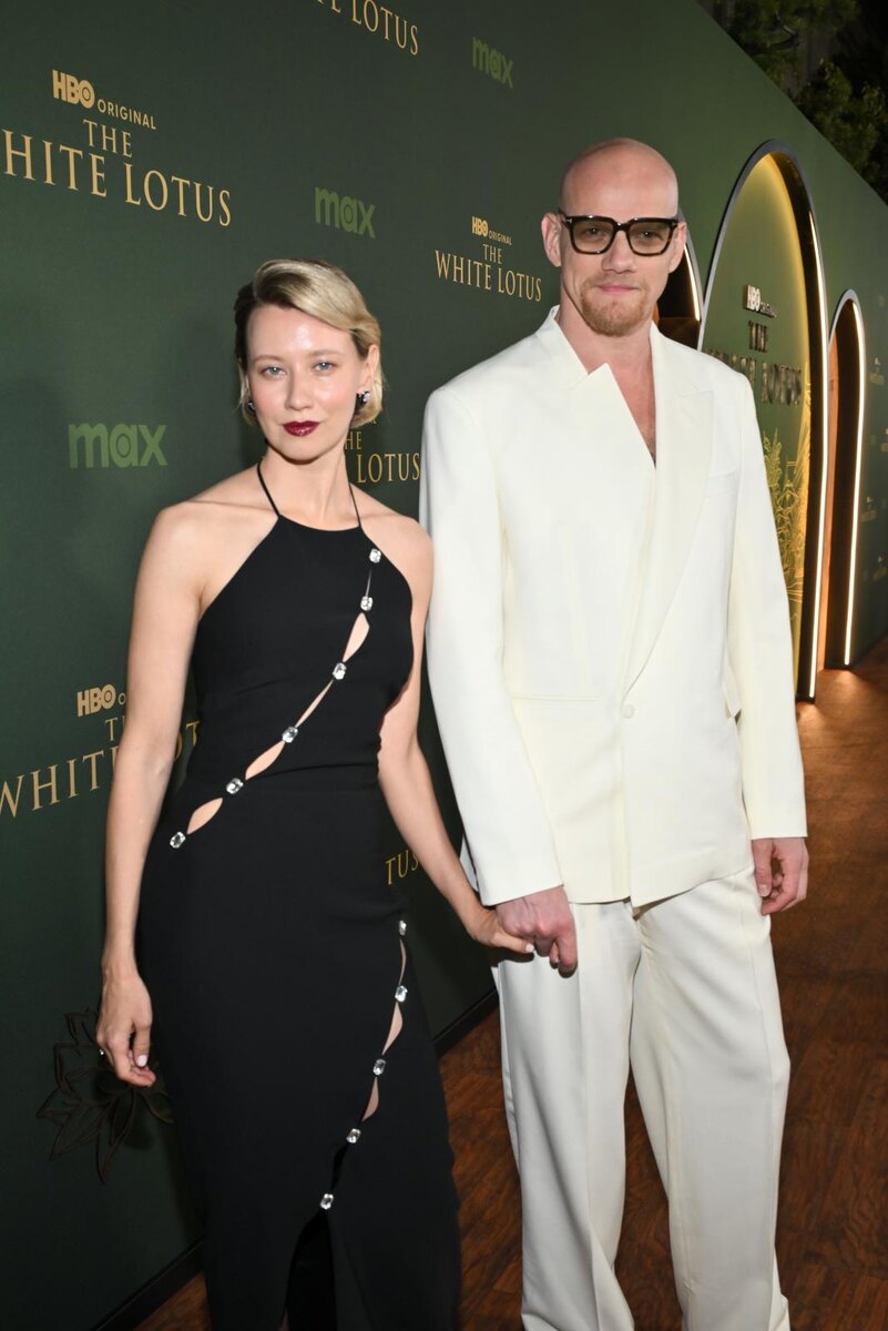    Юрий Колокольников и Вильма Кутавичюте на премьере «Белого лотоса»