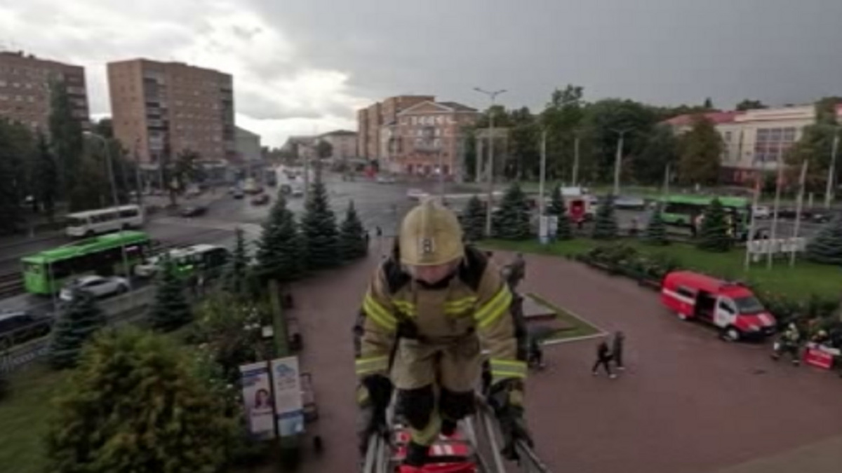    В Курском медуниверситете прошли тактические учения сотрудников МЧС