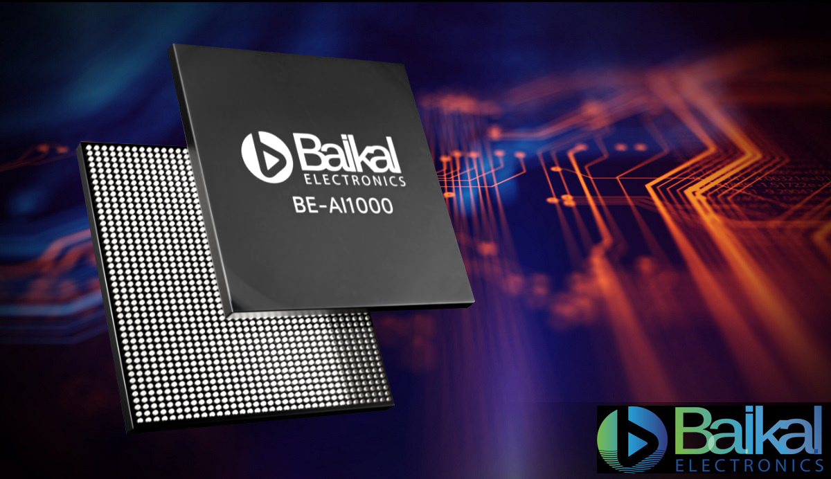Иллюстрация внешнего вида процессора Baikal BE-AI1000.