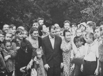 Встреча В.М. Аникина с Ю.А. Гагариным. 1962 года
