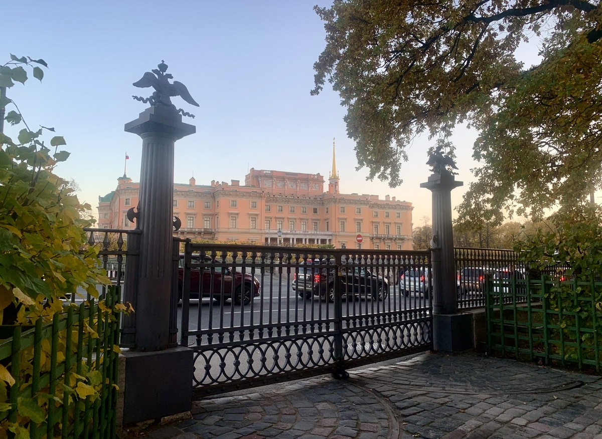 Вид на Михайловский замок, фото автора