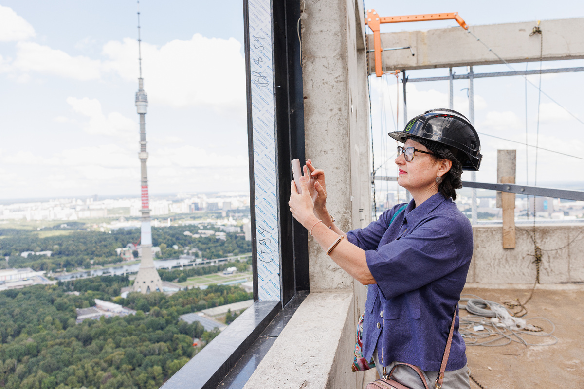 Смотровая терраса Upside Towers на северо-востоке Москвы