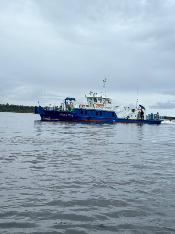 Судно "Альбатрос" проекта 3050.1А принято заказчиком / Фото: "Росморречфлот"  📷

