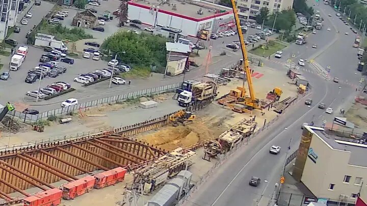    На улице Овчинникова метротрам уже строят. Фото: Миндортранс Челябинской области.