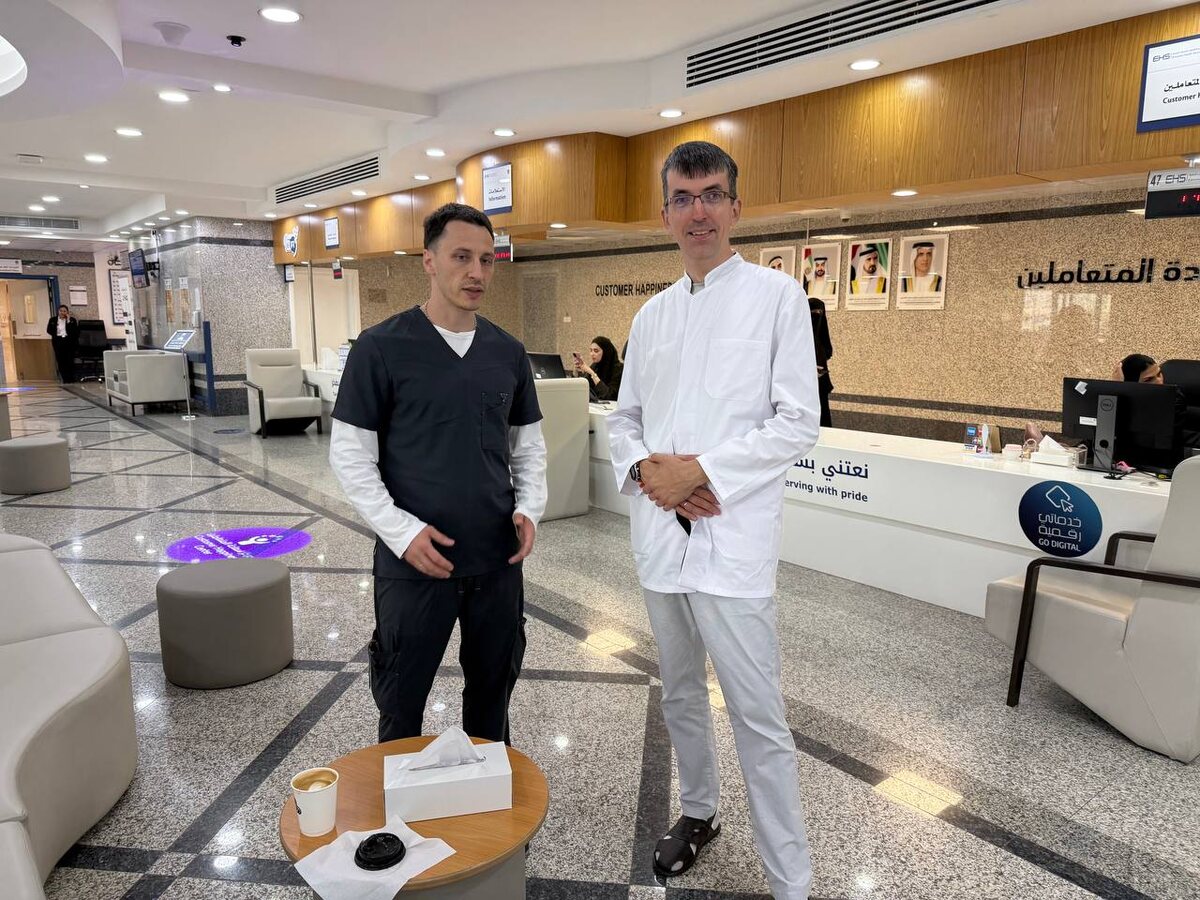 Эндоскопические хирурги Матвеев М.О. и Данилин О.С. на стажировке в ОАЭ