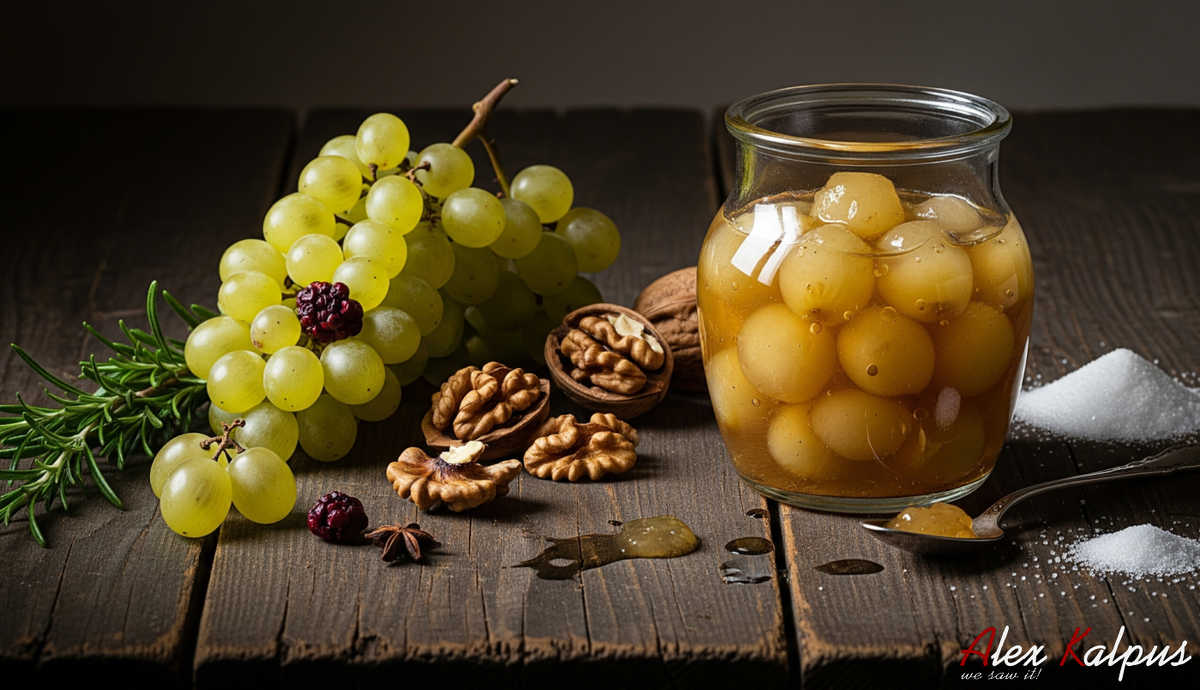 Рецепт грузинского варенья из винограда - представляю вам одну из версий вкуснейшего и необычного (для магазинов и супермаркетов) грузинского варенья из винограда. 