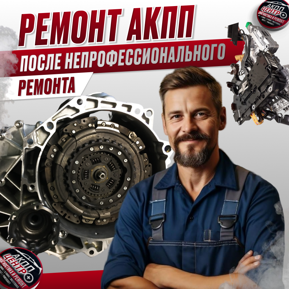 Автомобили с автоматической коробкой передач (АКПП), требующие восстановления после непрофессионального вмешательства