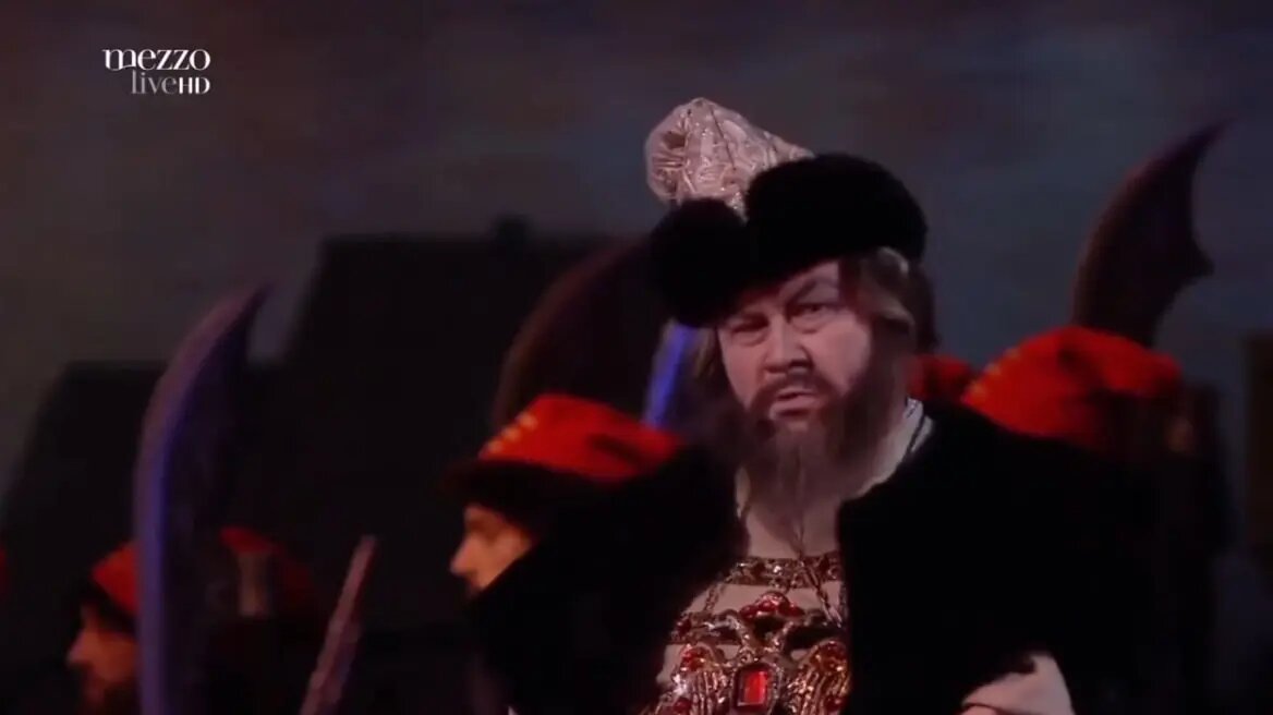    Сергей Алексашкин. Фото: скриншот из видео телеканала «Mezzo Live» на оперу «Хованщина»